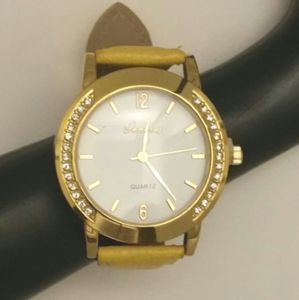 Yellow Luxury Watch, Summer Watch